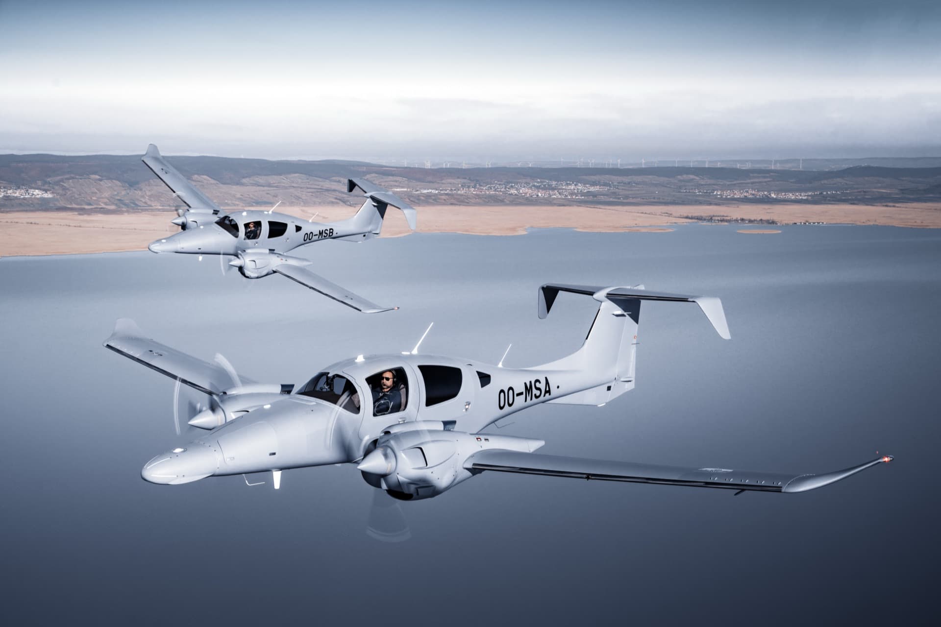 DA62 MPP Formation Flight